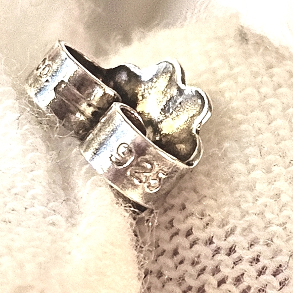💖Tiffany & Co. Loving Heart Stud Paloma Picasso 925 Sterling Silver Earrings 💖 - Picture 7 of 15